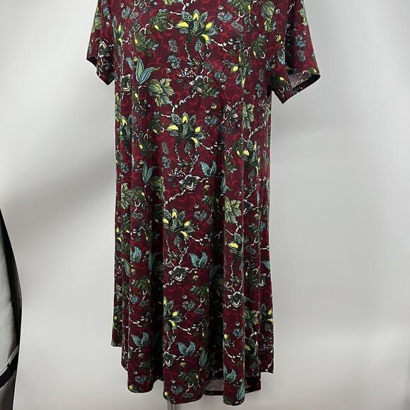 Lularoe large floral print hi lo dress - Picture 3 of 7